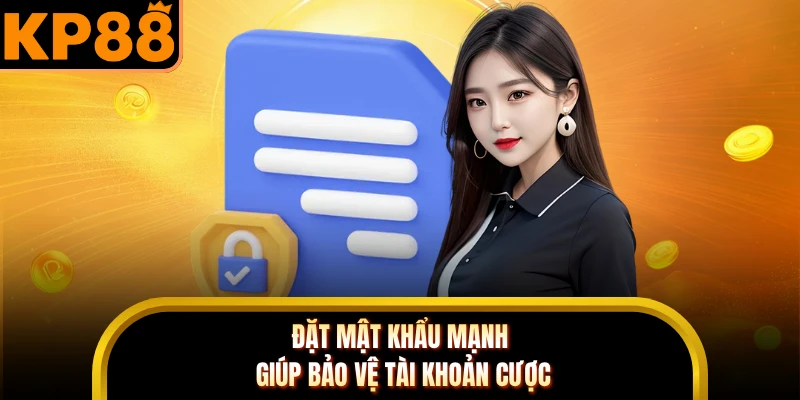 Đặt mật khẩu mạnh giúp bảo vệ tài khoản cược