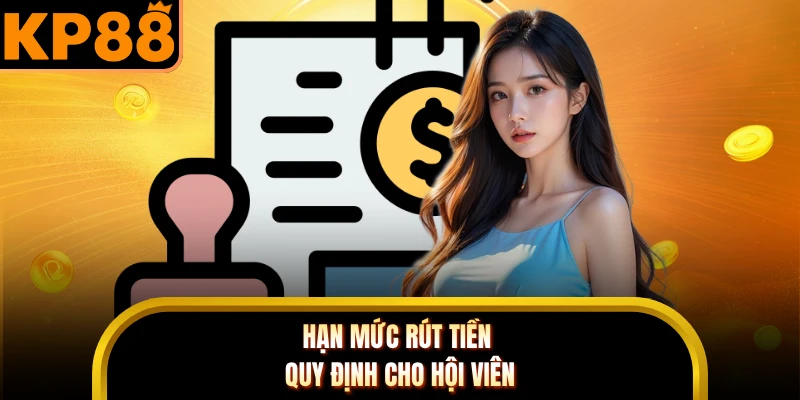 Hạn mức rút tiền quy định cho hội viên